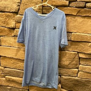 Blue Hurley short sleeve shirt